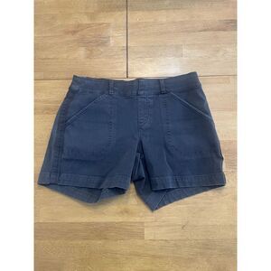 SPANX Stretch Twill‎ Shorts in Black Women's Size S/P Summer